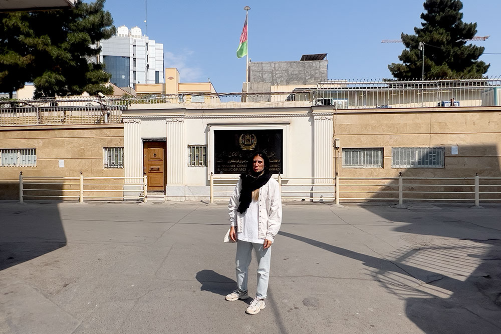 got stuck in Mashad since the embassy of Afghanistan was closed