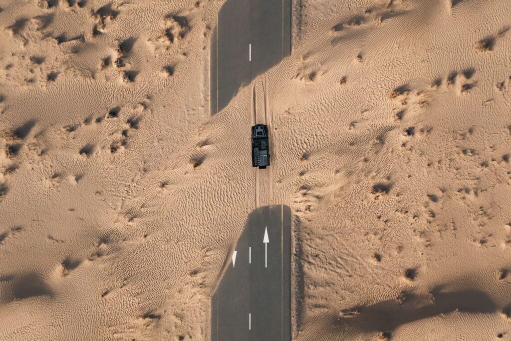 dubai desert sand dunes
