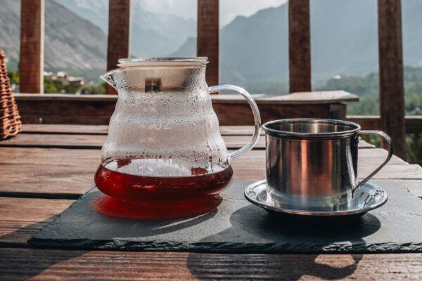 V60 coffee in hunza valley V60 coffee in hunza valley