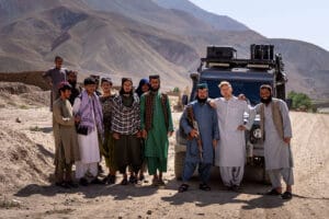 group photo with talibans