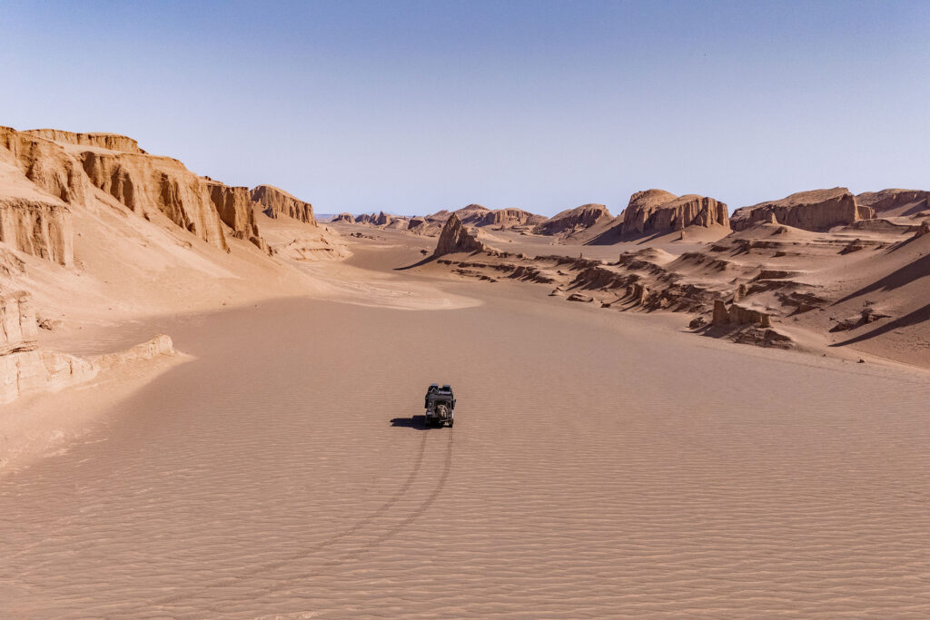off-roading through the hottest place on earth: dash e lut desert