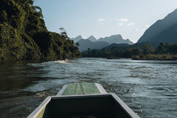 boat ride from nong khiaw to muang ngoy laos