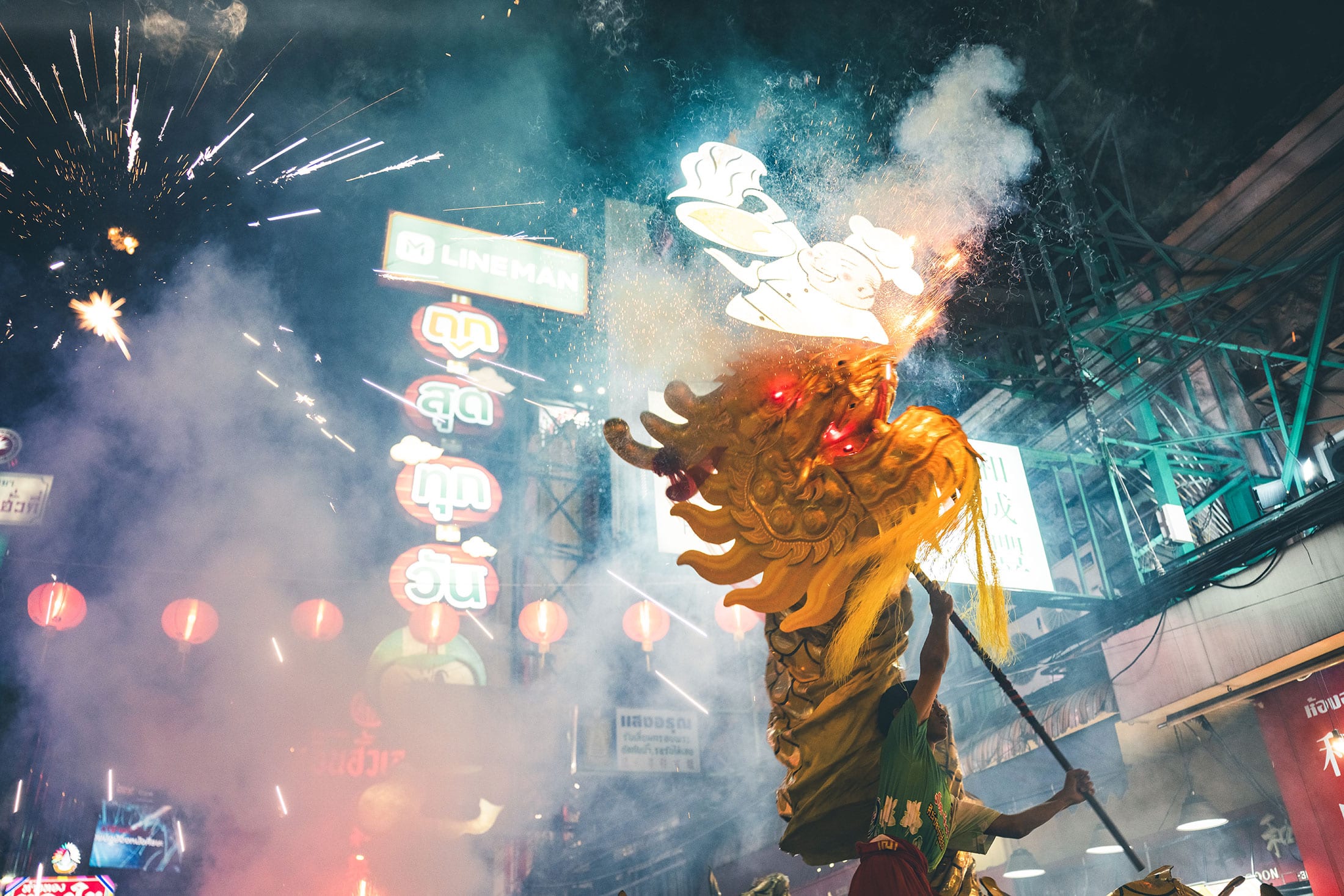 chinese new year in china town bangkok