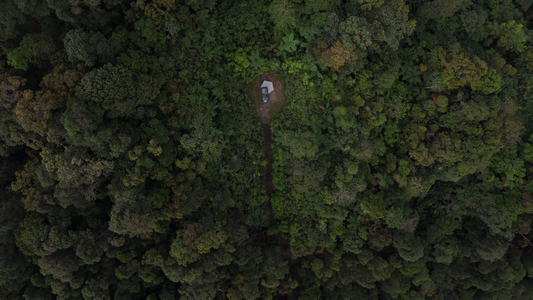 frazers hill in malaysia drone shot